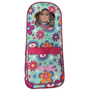 My Life 18" Doll And Rolling Carrier Case Travel Bag